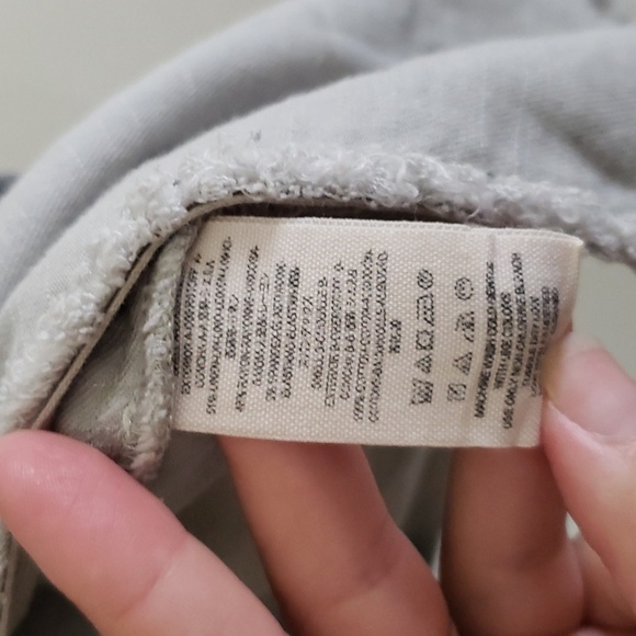 Free People Gray Drippy Linen Asymmetrical Snap Jacket with Hood oversiz… - Picture 7 of 10